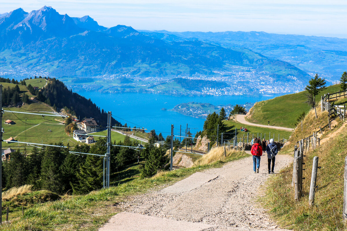 Hiking-in-Mount-Rigi-Switzerland
